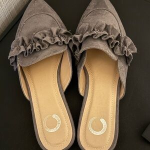 Gray Women's Slip-On Shoes Size 9